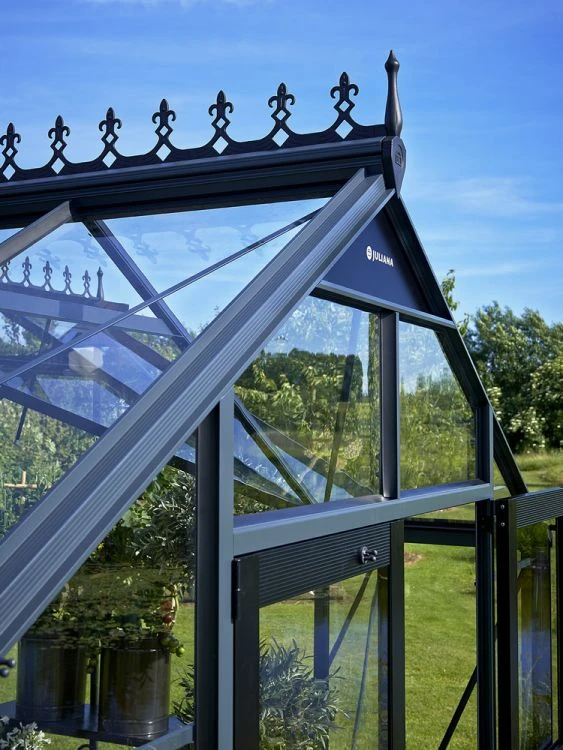 Royal Well Victoriaanse nok Orangeri 21.5 cm Zwart - Afbeelding 1